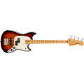 The Fender Player II Mustang Bass MN in 3 Color Sunburst.