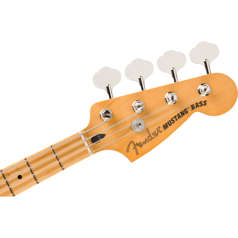 The Fender Player II Mustang Bass MN in 3 Color Sunburst.