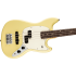The Fender Player II Mustang Bass RW in Hialeah Yellow is a vibrant and stylish electric bass guitar.