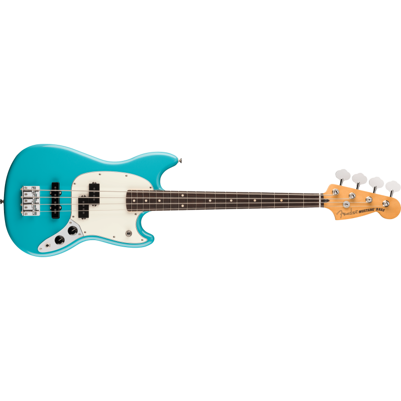 Fender Player II Mustang Electric Bass RW Aquatone Blue