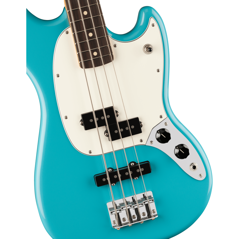 Fender Player II Mustang Electric Bass RW Aquatone Blue