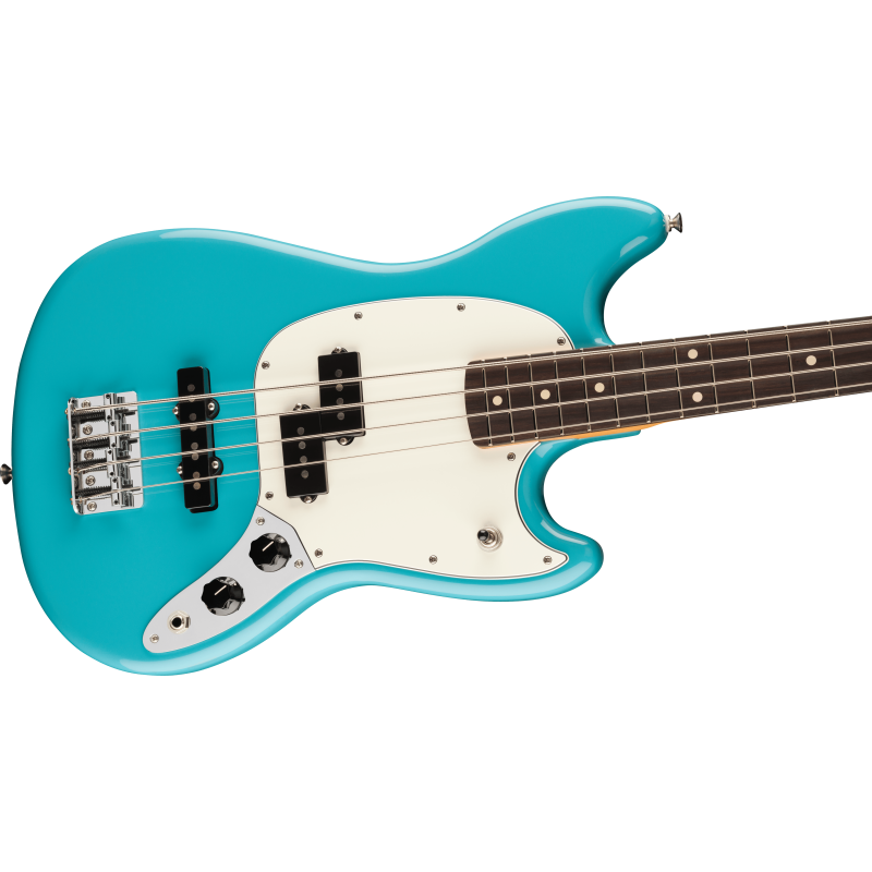 Fender Player II Mustang Electric Bass RW Aquatone Blue
