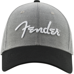 Fender Dad Hat Hipster Silver/Black