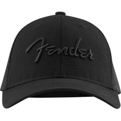 Fender Snap Back Pick Holder Hat Black