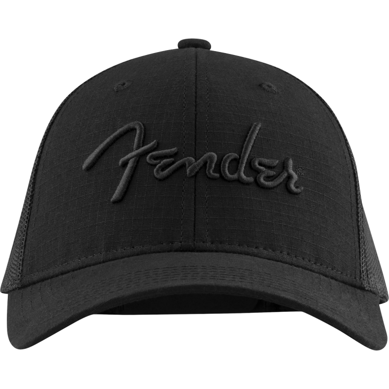 Fender Snap Back Pick Holder Hat Black