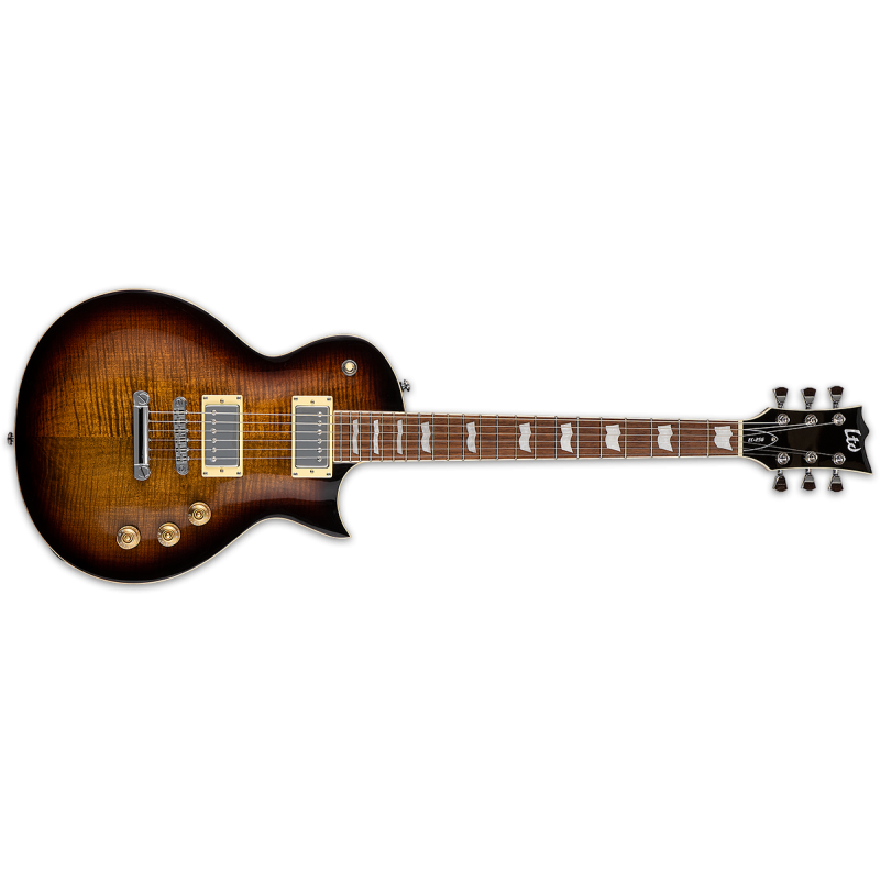 LTD EC-256 FM Dark Brown Sunburst