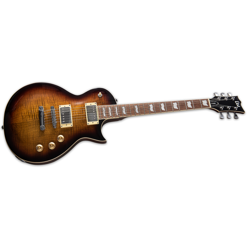 LTD EC-256 FM Dark Brown Sunburst