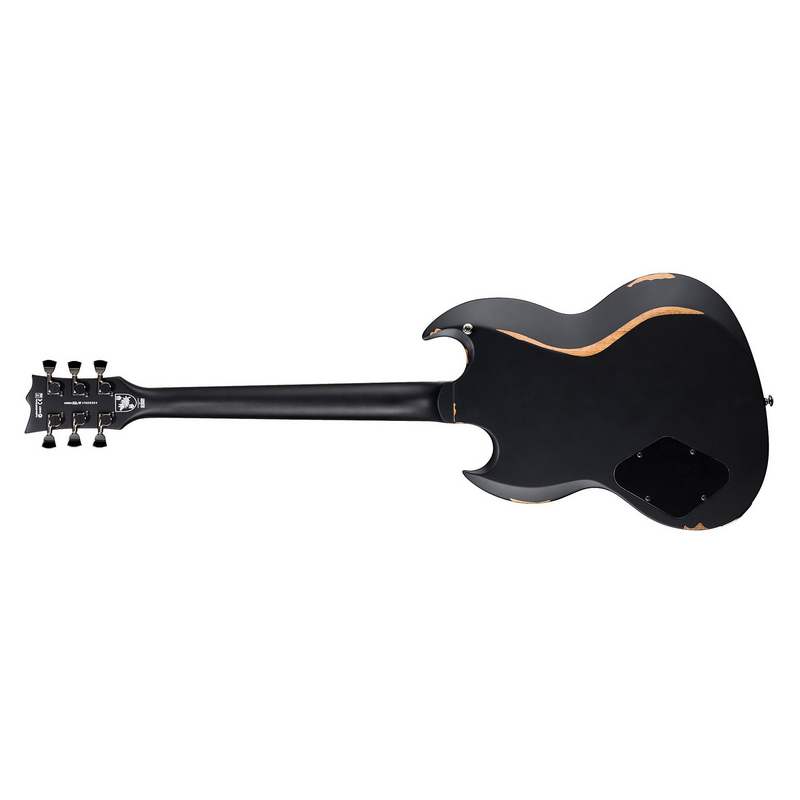 LTD Volsung Distressed Black Satin