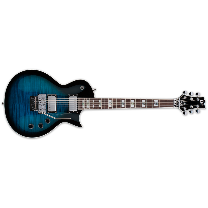 LTD AS-1FR Black Aqua Sunburst