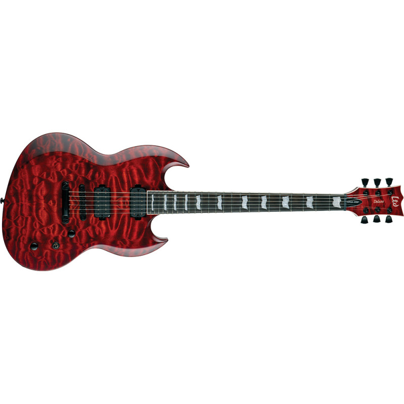 LTD Viper-1000 Tiger Eye Sunburst