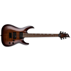 LTD H-200FM Dark Brown Sunburst
