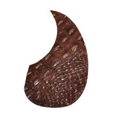 Acoustic Guitar Pickguard Leather Bourbon