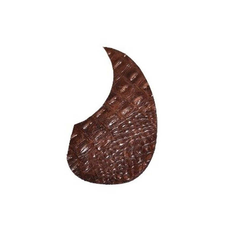 Acoustic Guitar Pickguard Leather Bourbon