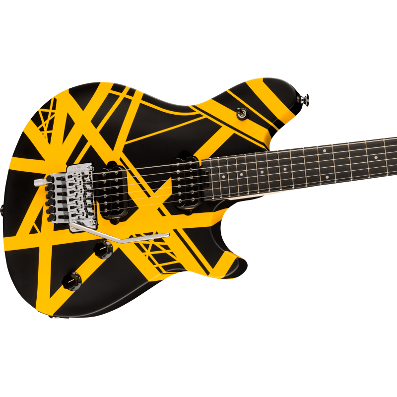 EVH Wolfgang Special Ebony Black and Yellow