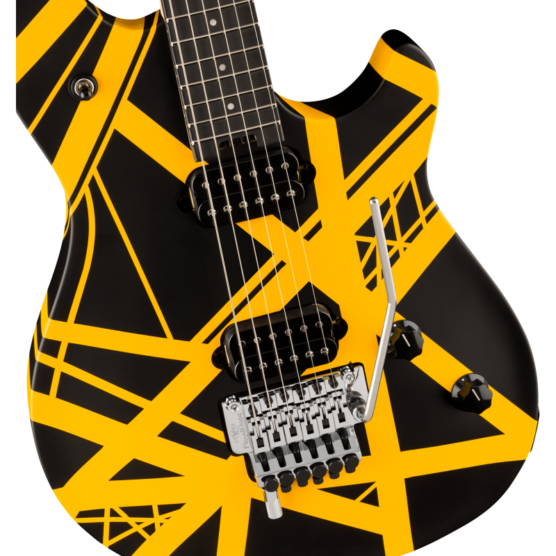 EVH Wolfgang Special Ebony Black and Yellow