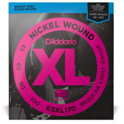 Daddario ESXL170 Nickel 45-100 Doble Bola