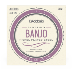 Daddario EJ60+ 5-String Banjo 9.5-20