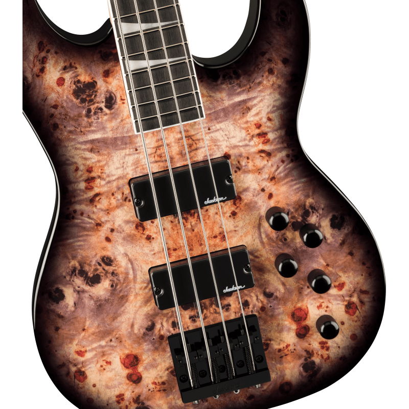 Jackson JS3P Concert Bass Black Burst Burl