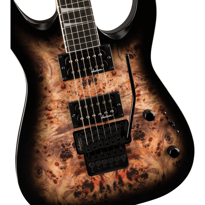 Jackson JS32 DKAP Transparent Black Burst
