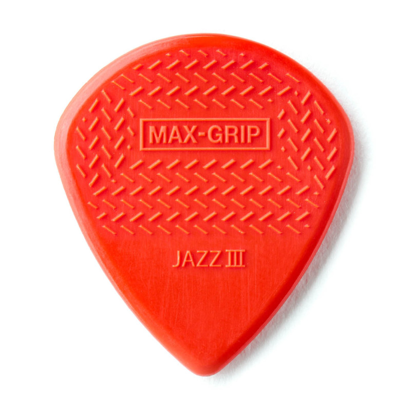 Dunlop Pua Max Grip Jazz III Nylon Roja