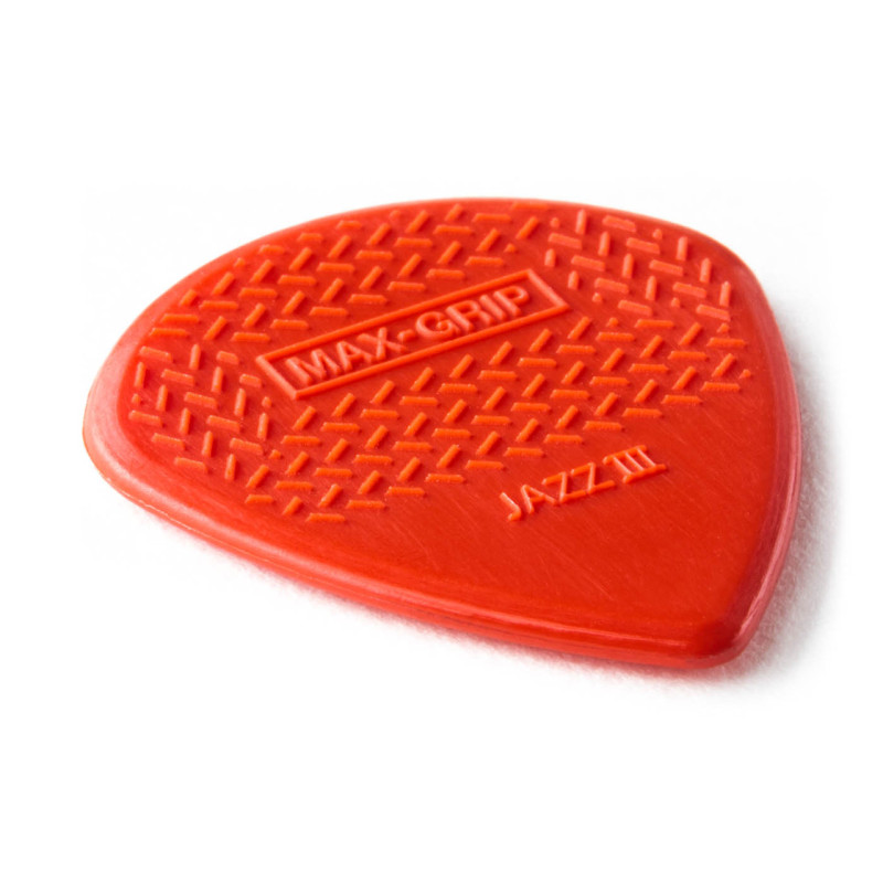 Dunlop Pua Max Grip Jazz III Nylon Roja
