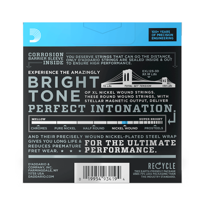 Daddario EXL125-3D 09-46