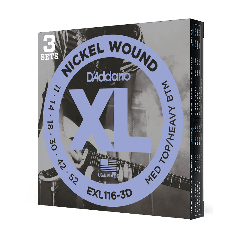 Daddario EXL116-3D 11-52