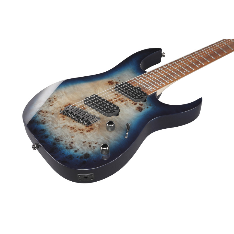 Ibanez RGMS7PB-CBS Cosmic Blue Starburst