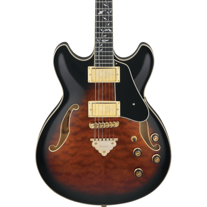 Ibanez AS93QMSP-DBS Dark Brown Sunburst
