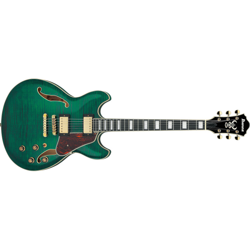 Ibanez AS93FM-TMG Transparent Moss Green