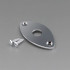 Gotoh JCB-2-C Placa Cromada Jack Ovalada