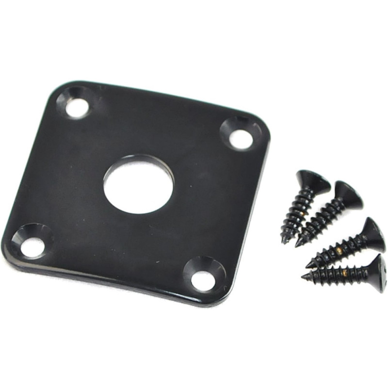 Gotoh JCB-4-B Placa Jack Cuadrada Negra