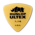 Dunlop Pack of 6 Ultex Triangle Amber 1.14mm