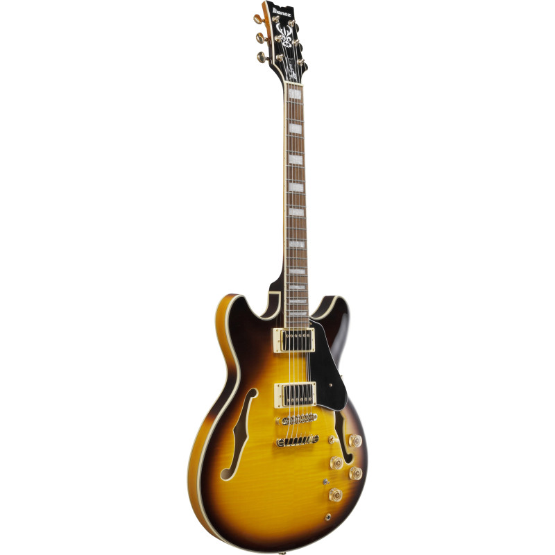 Ibanez JSM10EM-TTB John Scofield Signature Two Tone Burst