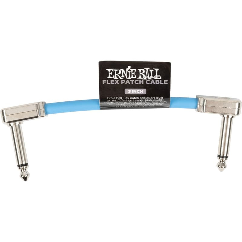 Ernie Ball Patch Cable EEB 6454 Flex Patch Blue 7.6cm