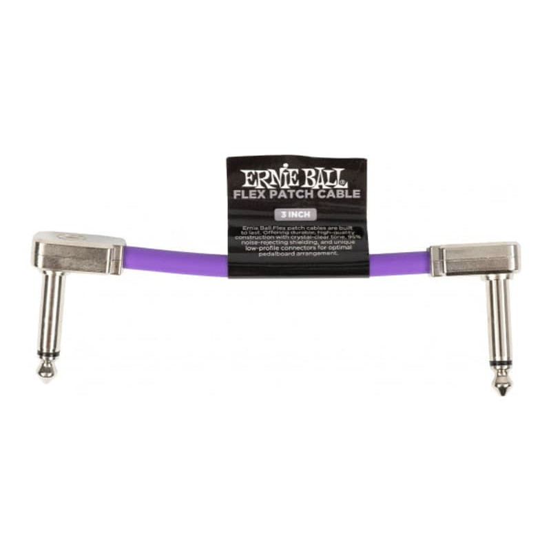 Ernie Ball Patch Cable EEB 6446 Flex Patch Purple 7.6cm