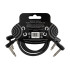 Ernie Ball Pack of 3 EEB 6445 Flex Patch Cables Black 30.4cm