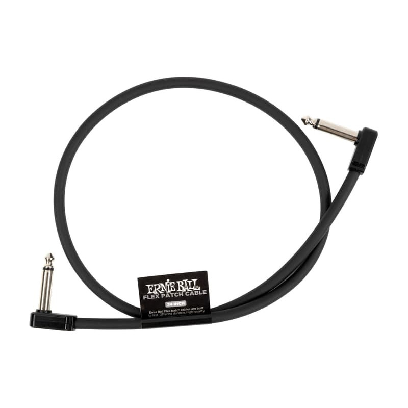 Ernie Ball Patch Cable EEB 6442 Flex Patch Black 60.9cm