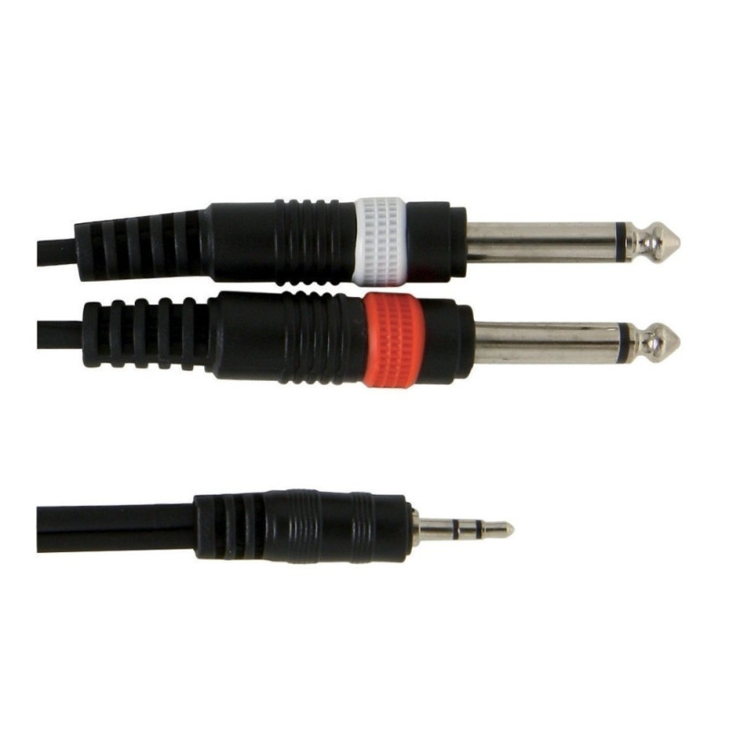 Alpha Audio Jack Stereo 2 Jack Mono 3 m
