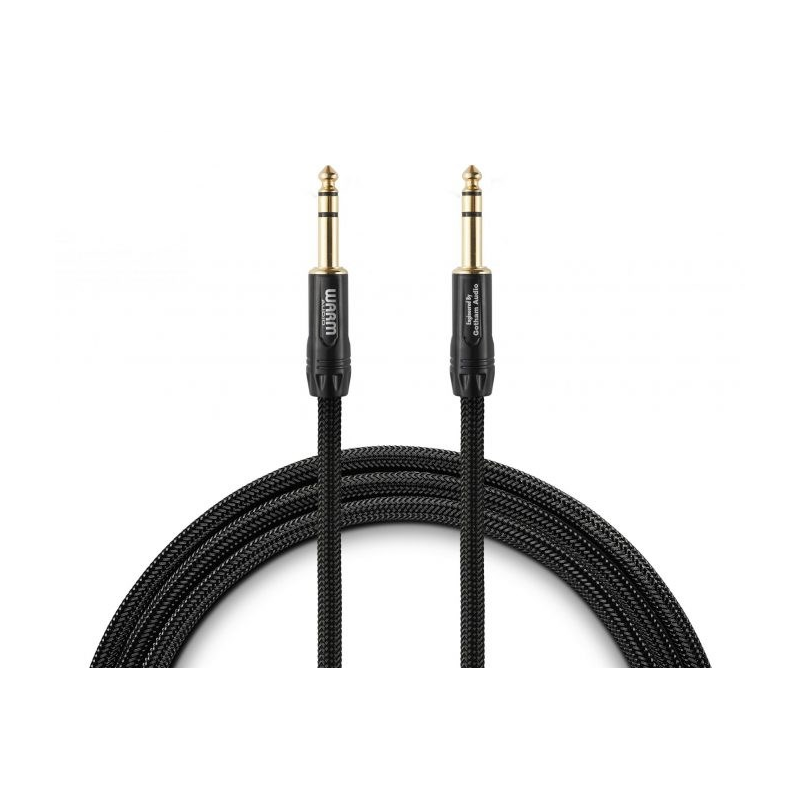 Warm Audio PREM-TRS-3' - Cable JACK/M 1/4 recto-JACK/M 1/4 recto - Balanceado - 90cm