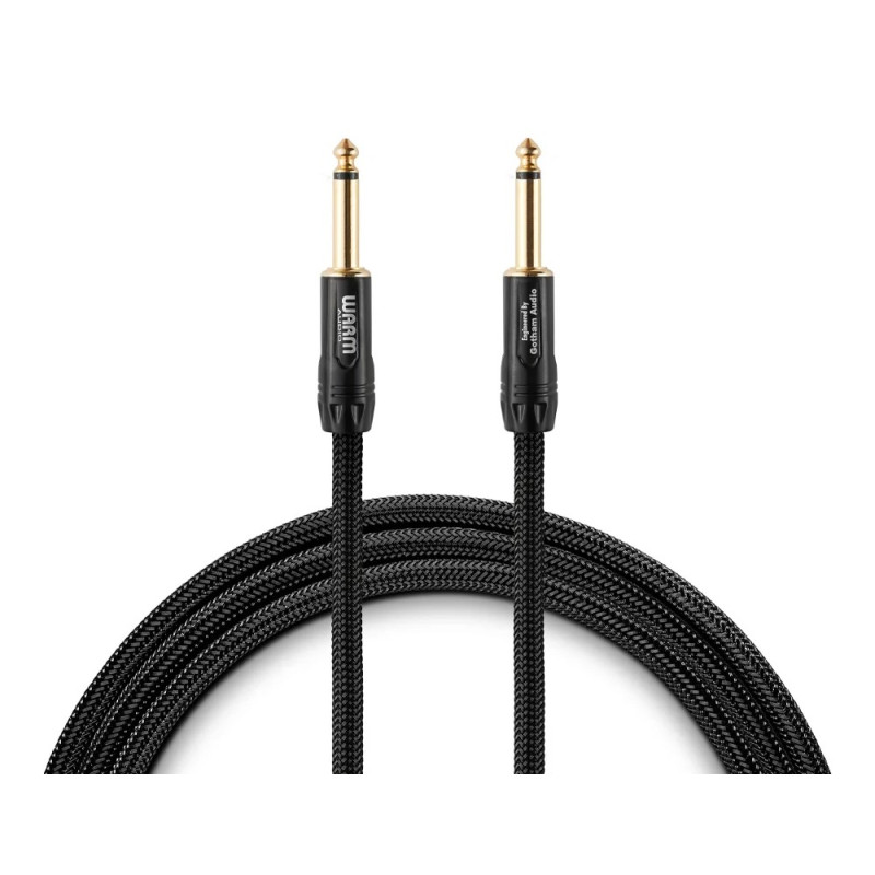 Warm Audio PREM-TS-10' - 1/4" TS Straight to 1/4" TS Straight Cable - Instrument - 3m