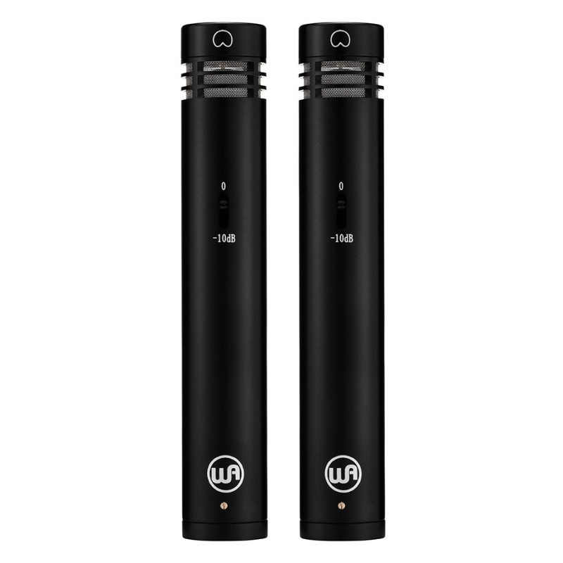 Warm Audio WA-84-C-B-ST Par Microfonos de Condensador Negro