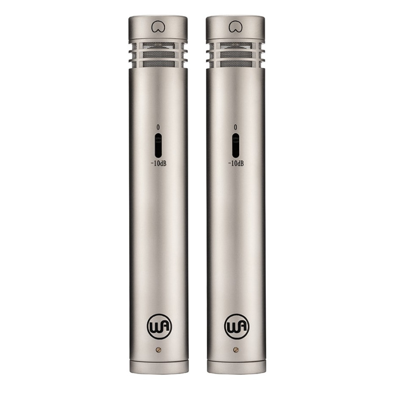 Warm Audio WA-84-C-N-ST Par Microfonos de Condensador Nickel