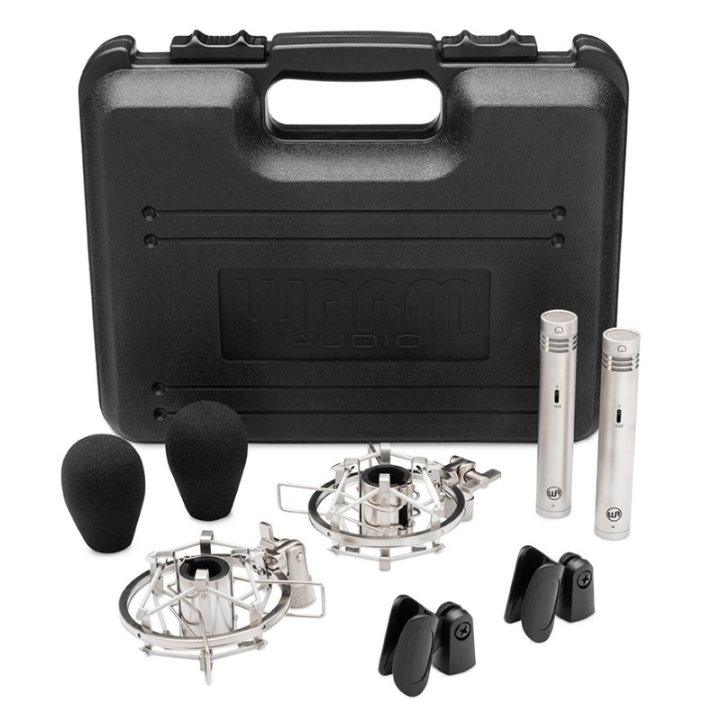 Warm Audio WA-84-C-N-ST Par Microfonos de Condensador Nickel