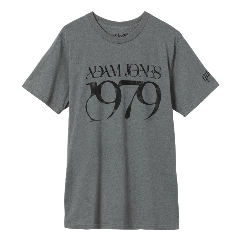 Gibson Adam Jones 1979 Tee Shirt Gray M