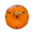 Gibson Vintage Lighted Wall Clock Kalamazoo Orange