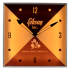 Gibson Vintage Lighted Wall Clock Gibson Inc. Sign