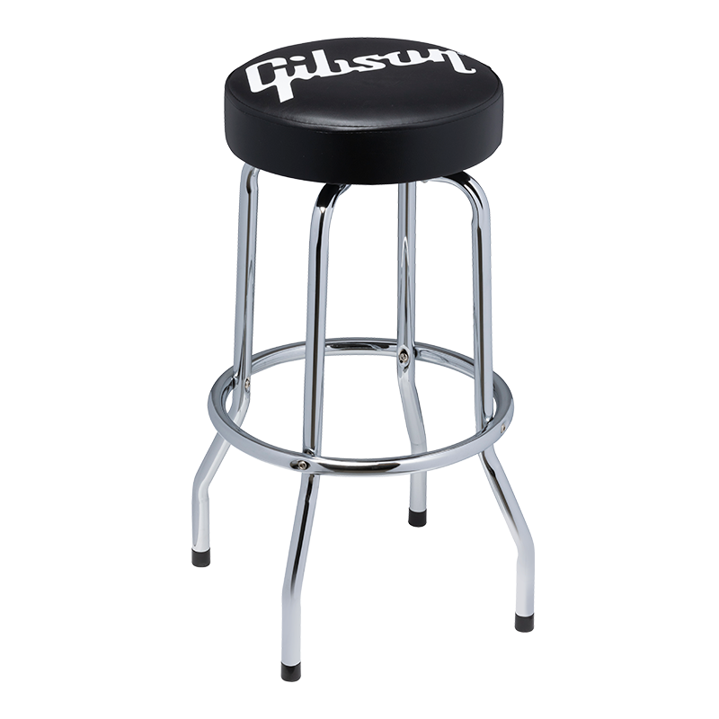 Gibson Premium Playing Stool Star Logo Tall Chrome