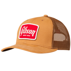Gibson Canvas Trucker Cap Tan