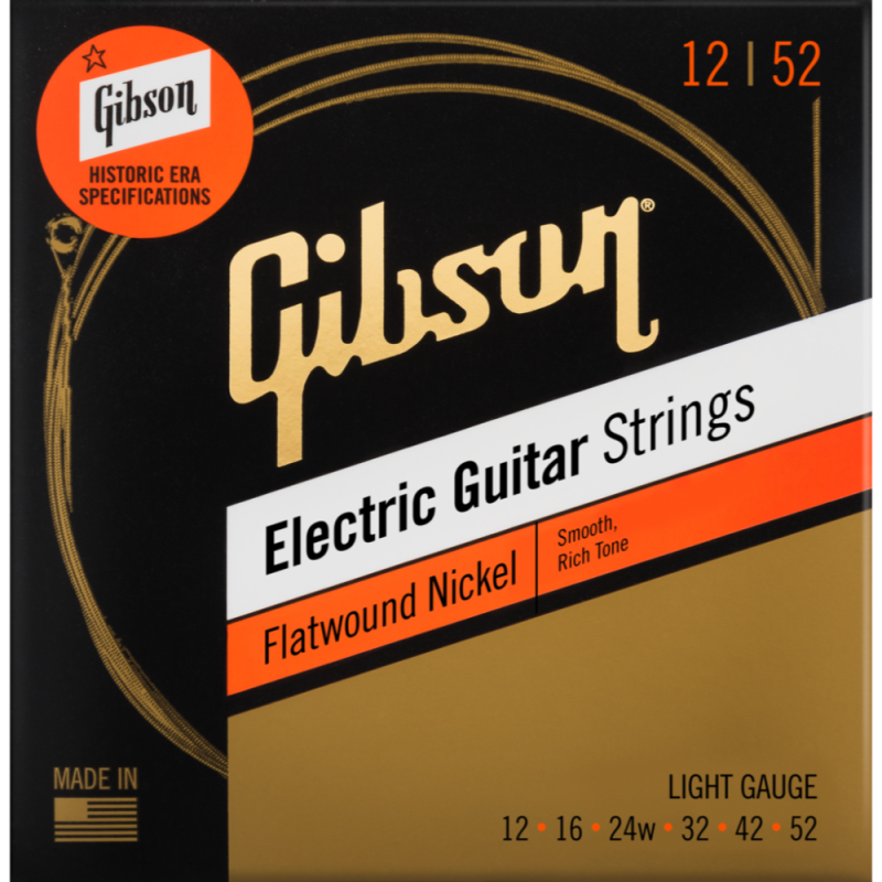 Gibson FW12 Flatwound Light 12-52